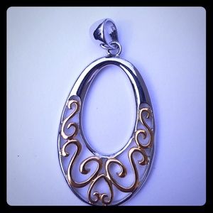 Gold/ Silver Necklace Slide